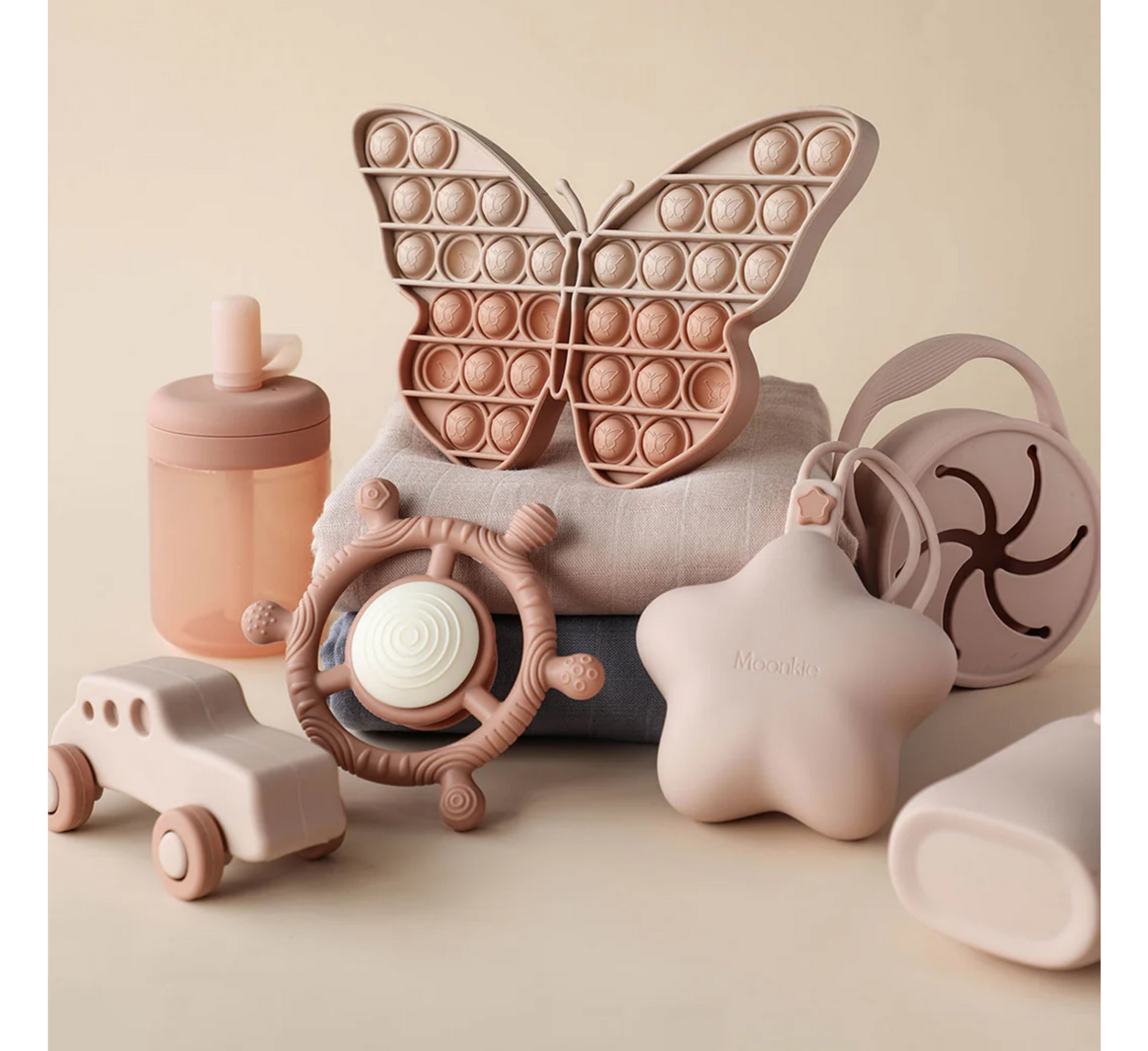 Set Dhuratash Moonkie On-The-Go 6 Muaj+