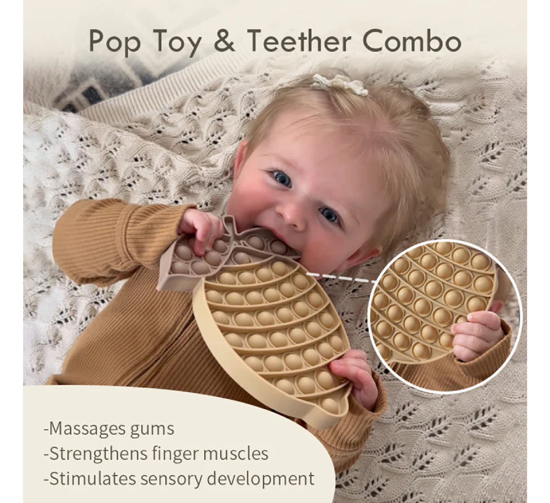 Moonkie Sensory Pop Toy