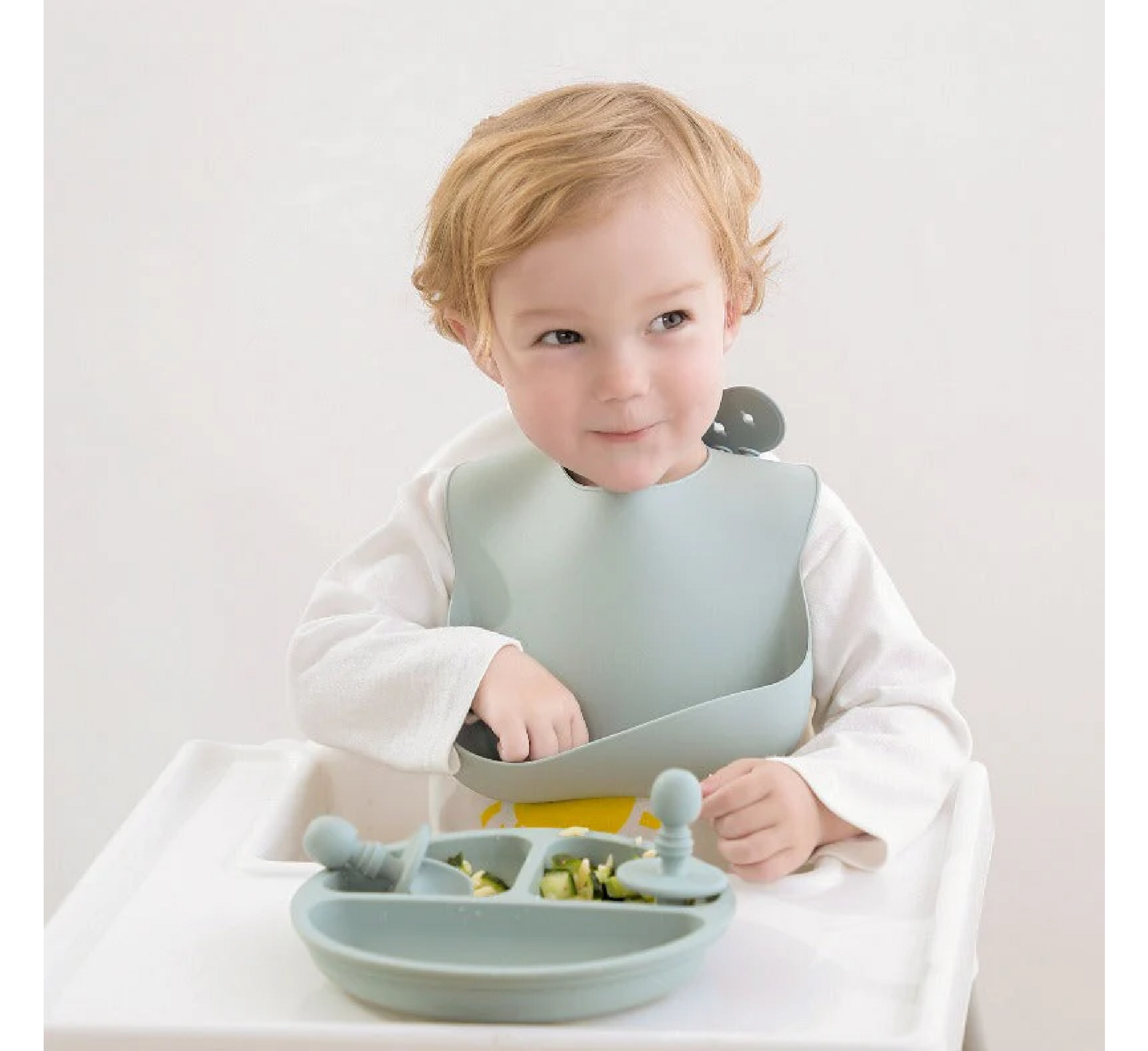 Moonkie Silicone Baby Bib *(2 Pack)