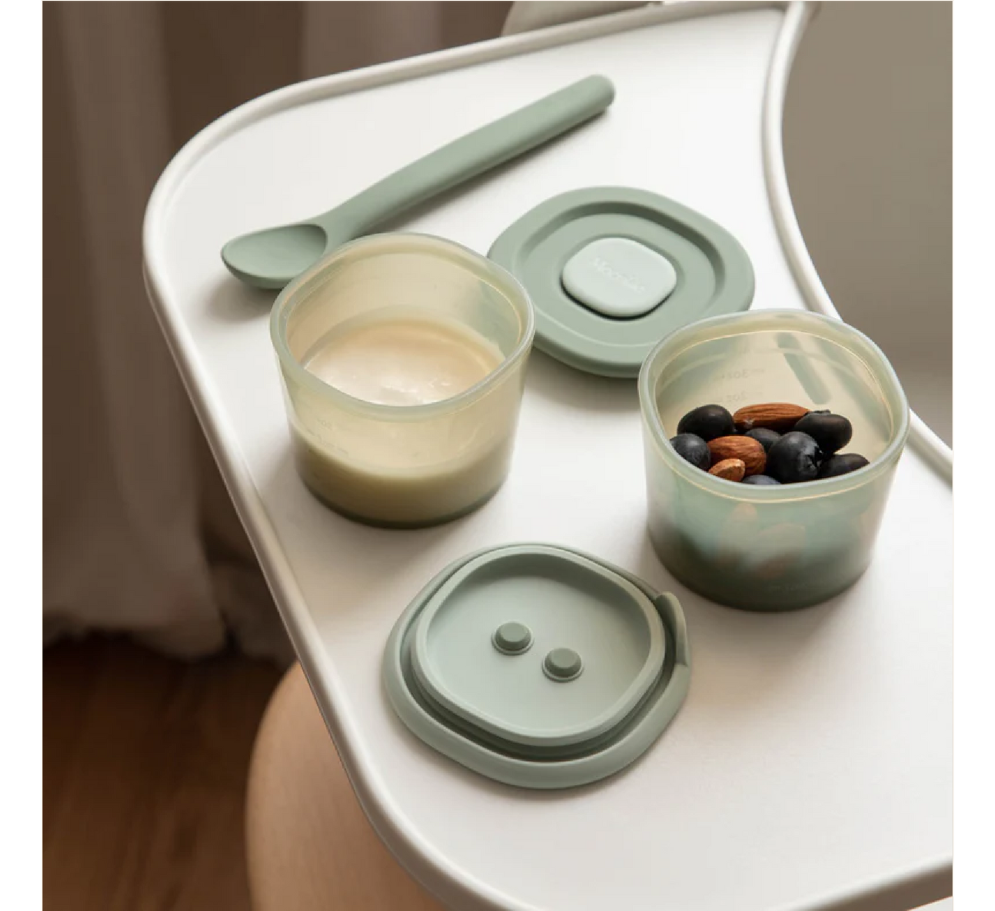 Moonkie Silicone Baby Food Containers