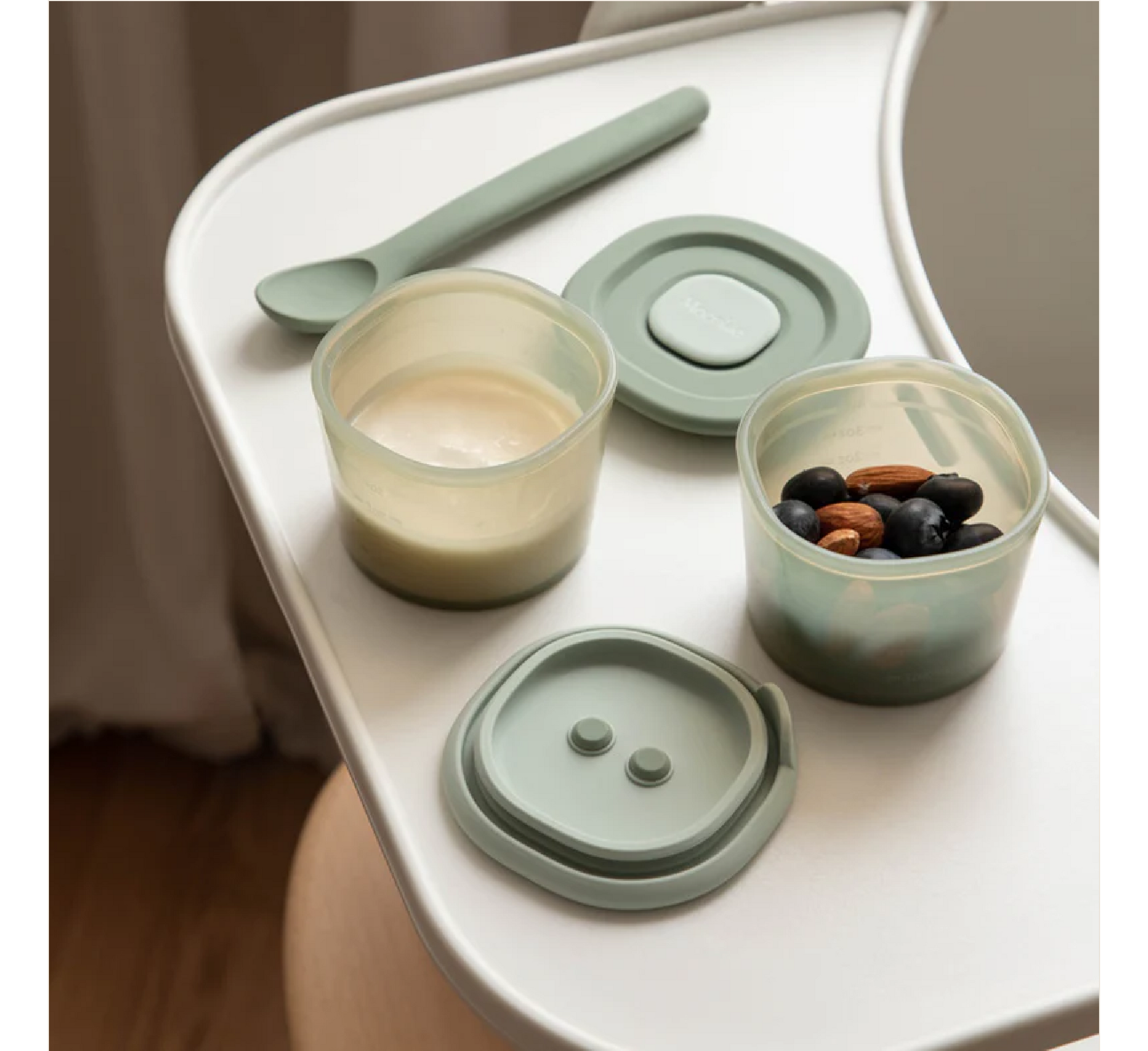 Moonkie Silicone Baby Food Containers