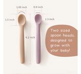 Moonkie Silicone Feeding Spoons 4 Months+