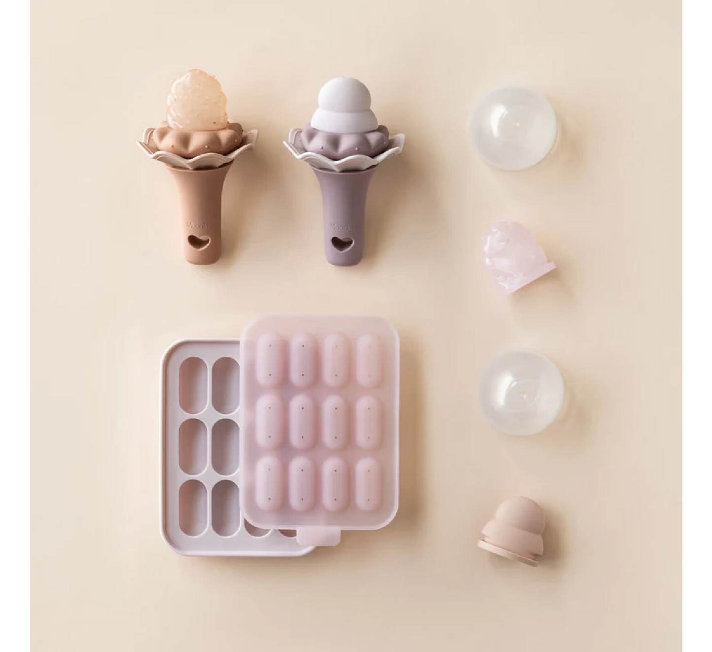 Moonkie Baby Food Feeder 2 Pack (4 Months+)