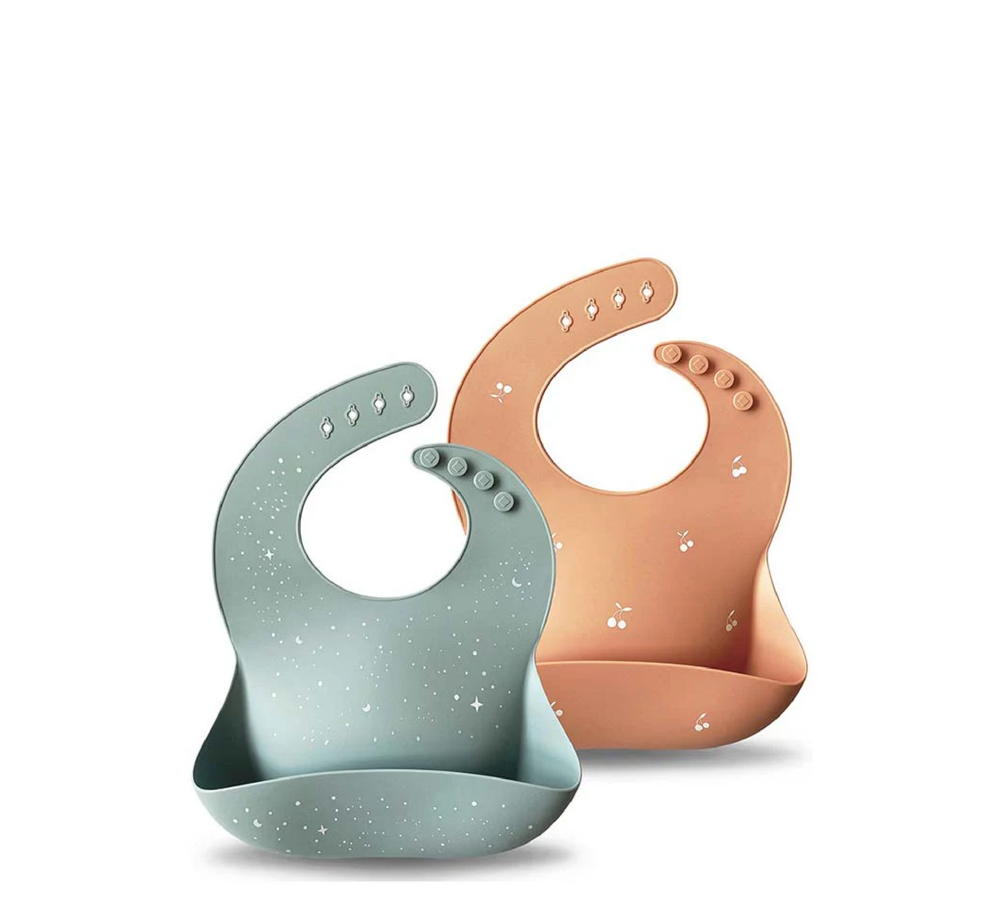 Moonkie Silicone Baby Bib *(2 Pack)
