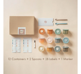 Moonkie Silicone Baby Food Containers