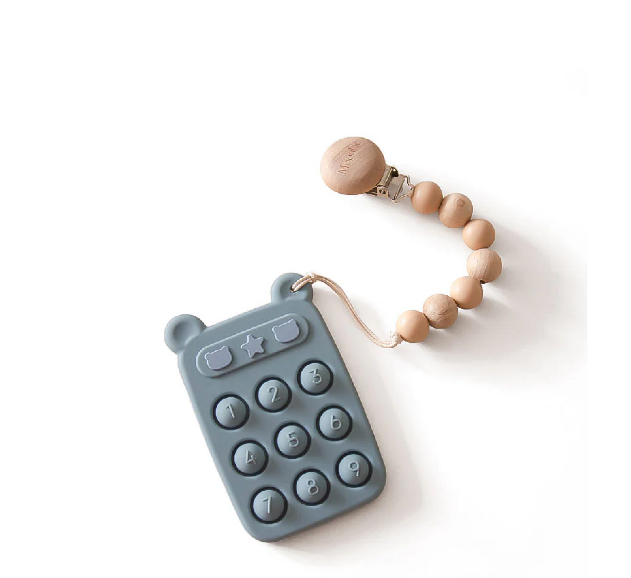 Lodër Telefoni Moonkie me Shtypje Silikoni, 3 Muaj+