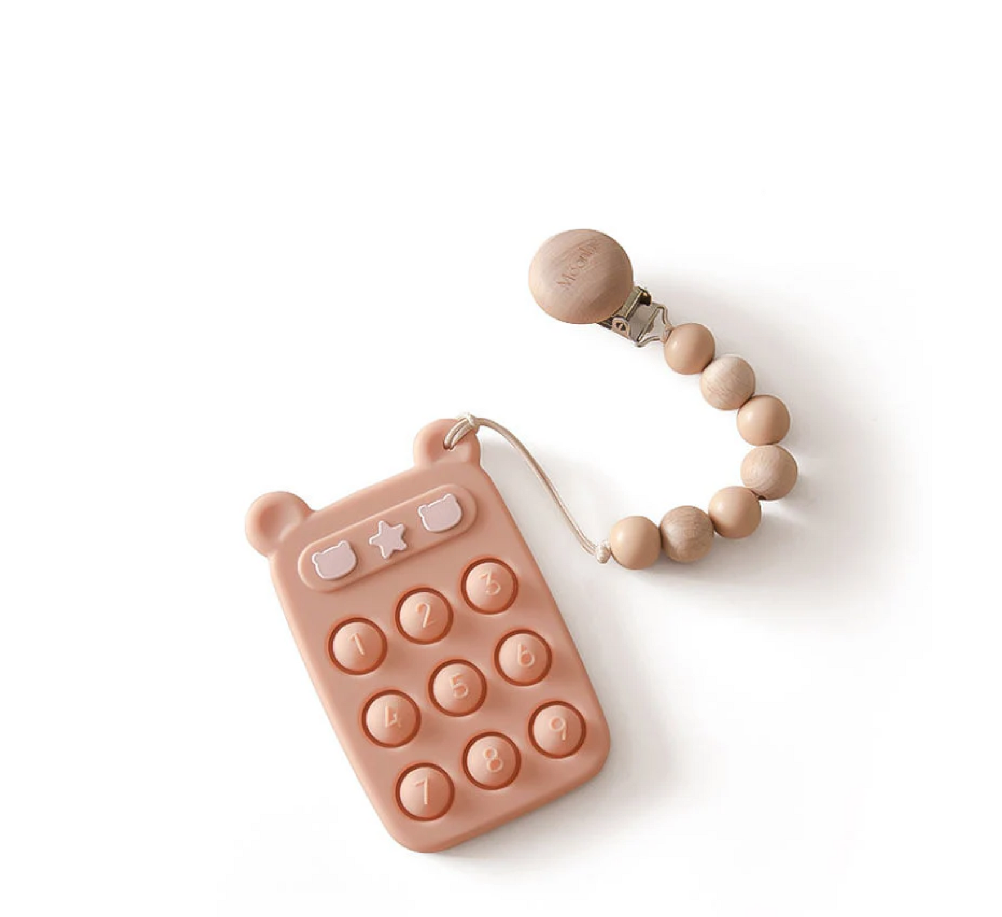 Lodër Telefoni Moonkie me Shtypje Silikoni, 3 Muaj+