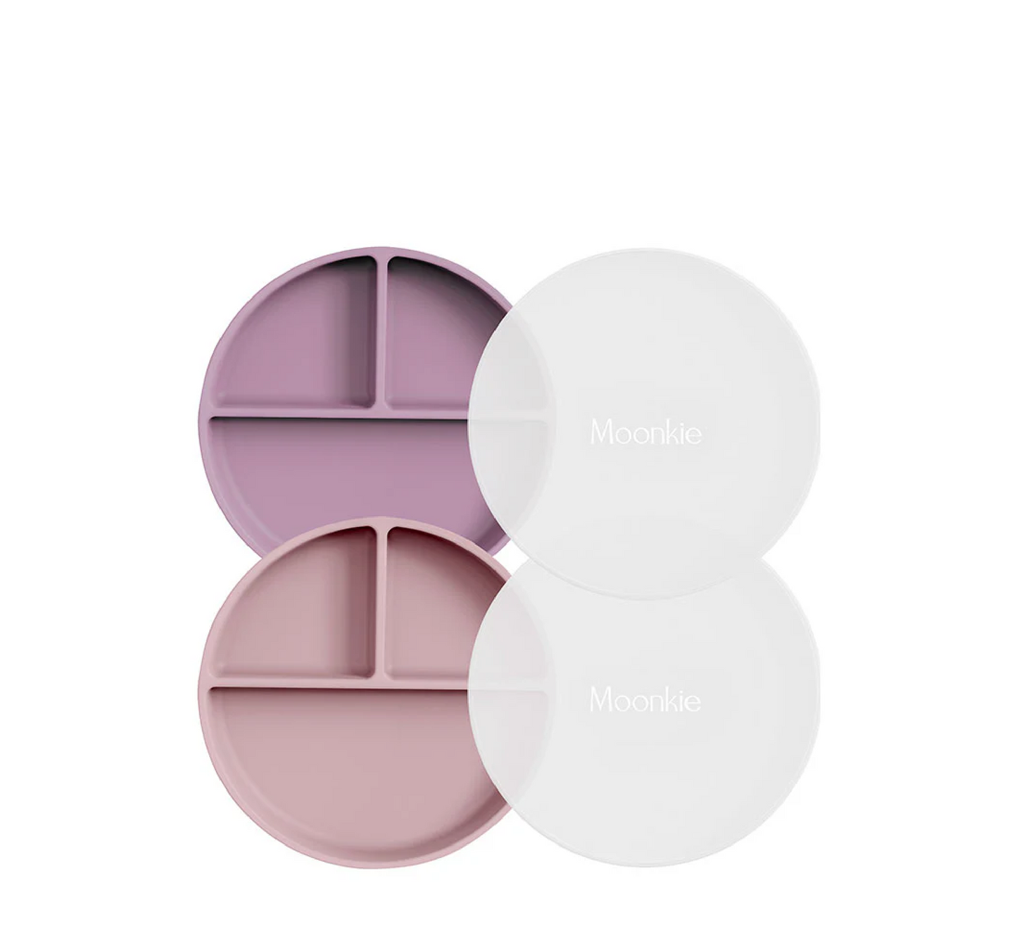 Moonkie Suction Plates 4 Months+ (2 Pack)