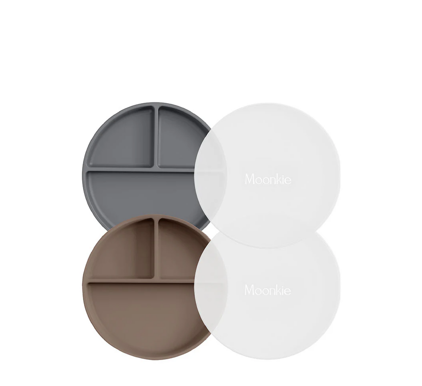 Moonkie Suction Plates 4 Months+ (2 Pack)