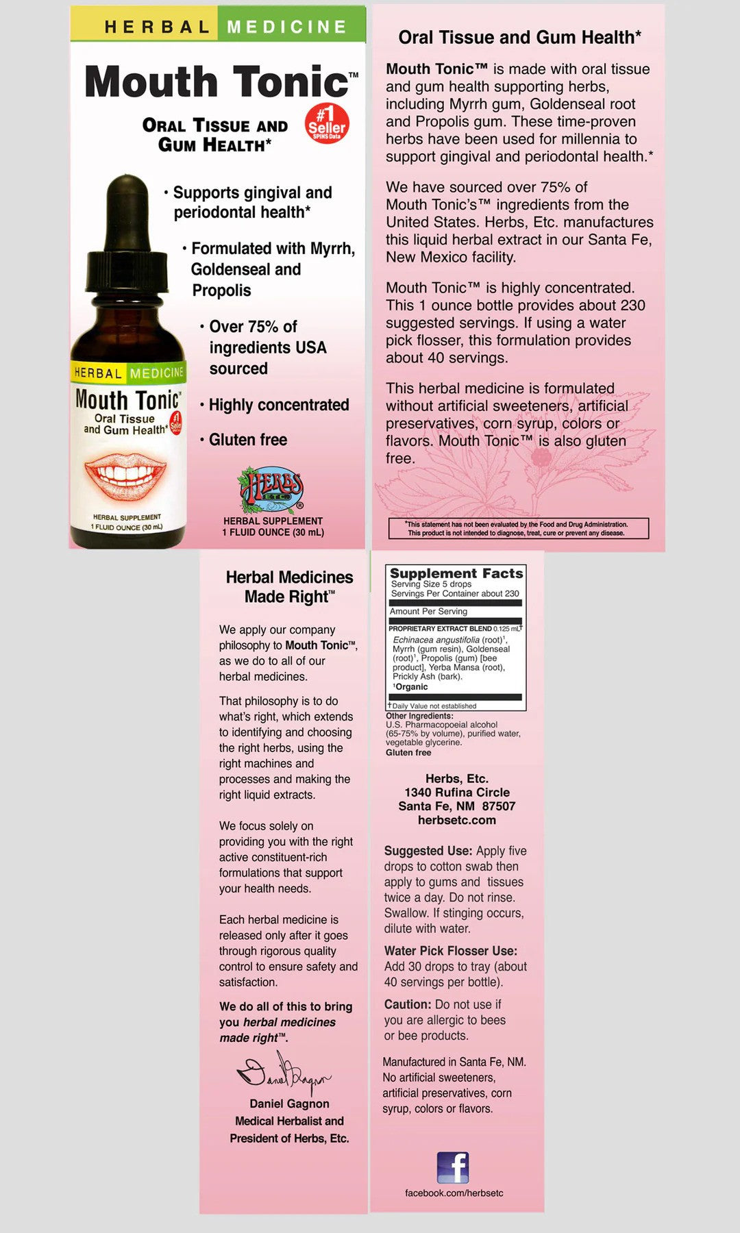 MOUTH TONIC 1 OZ_Trace Herbals