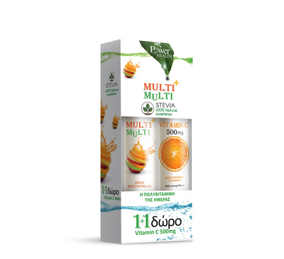 Multi + Multi & Vitamin C 500 MG (1+1)