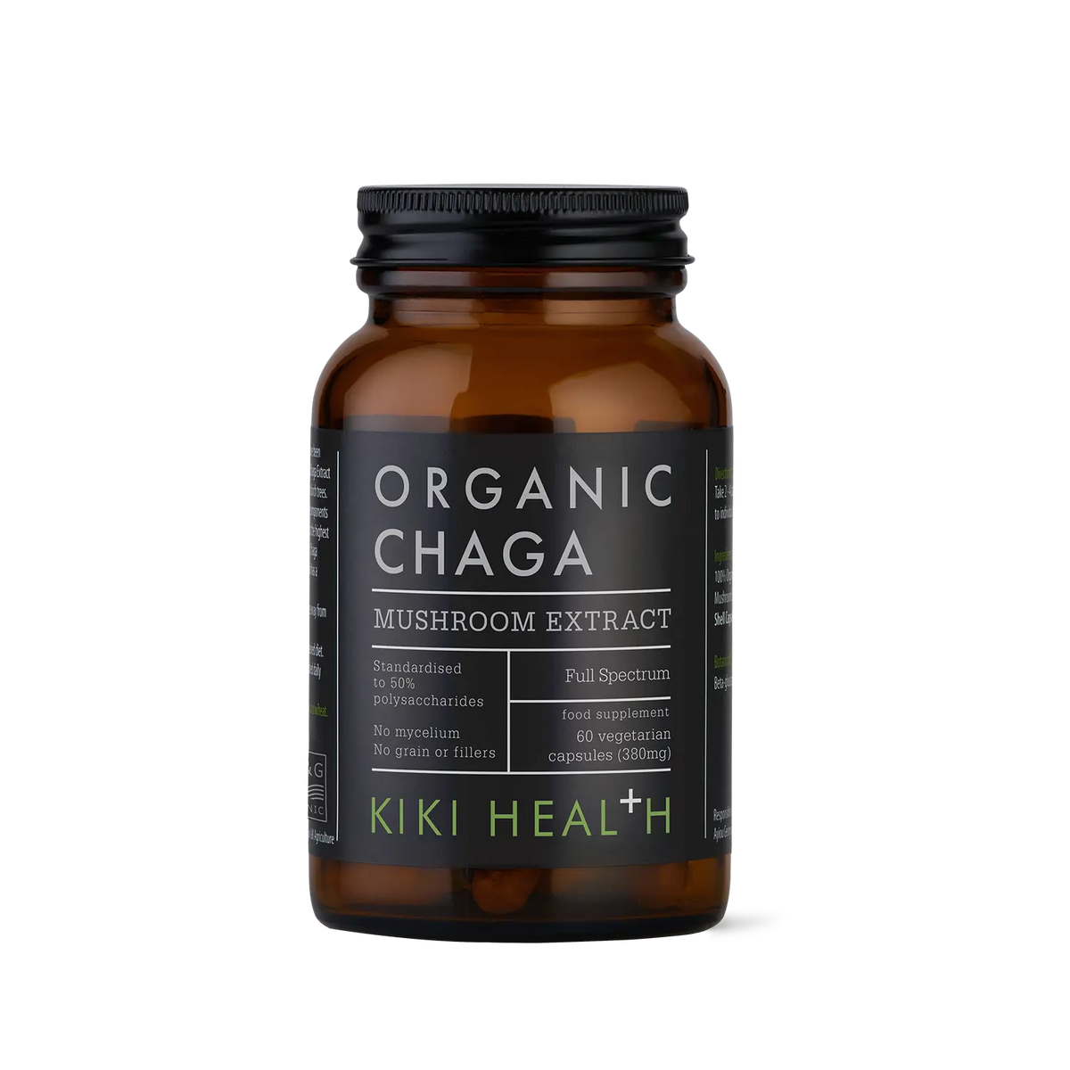 Chaga Extract, Organic - 60 Vegicaps