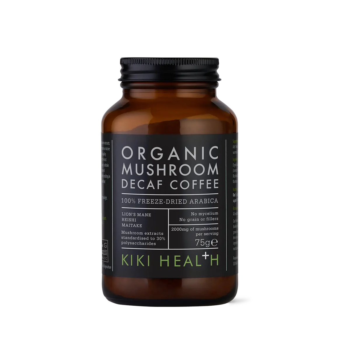 Decaffeinated Mushroom Coffee, Organic - 75g