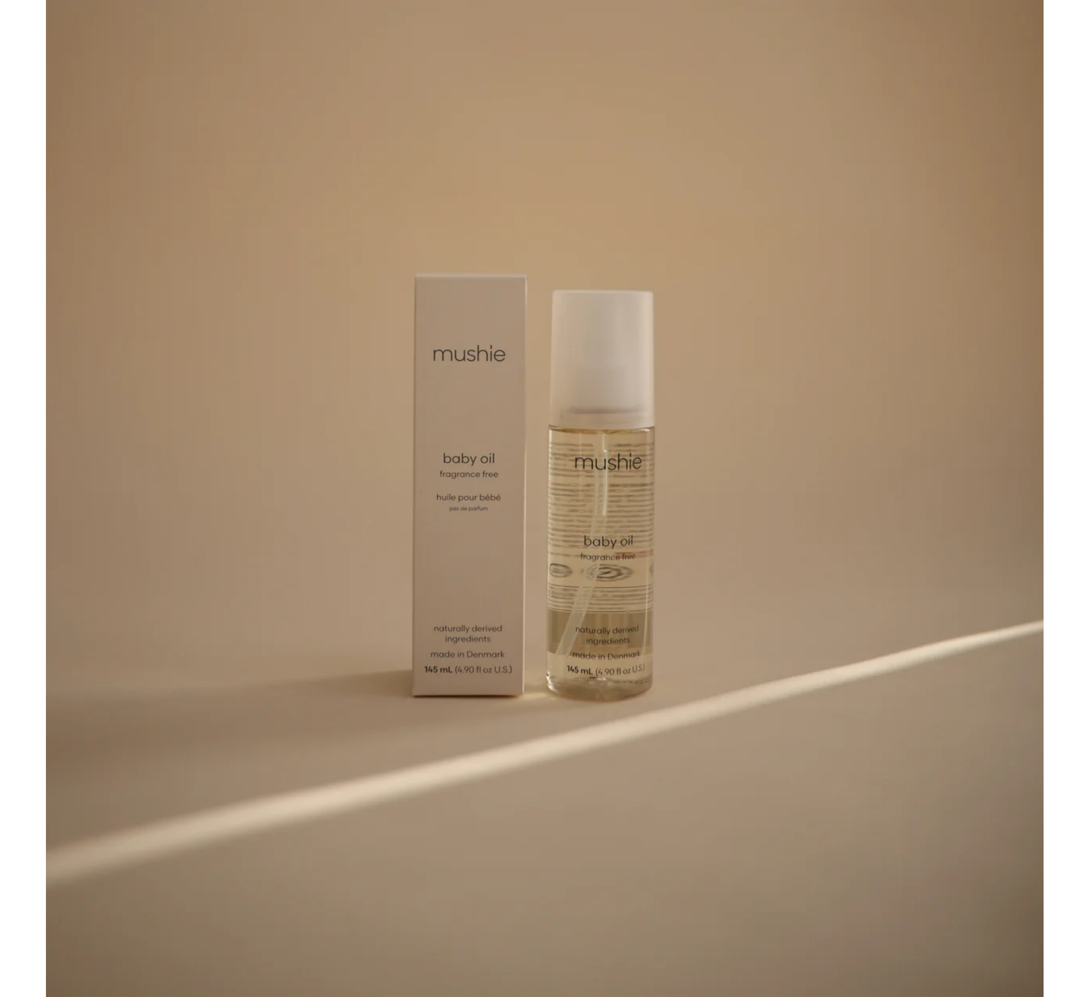 Mushie Baby Oil Fragrance Free *145ml
