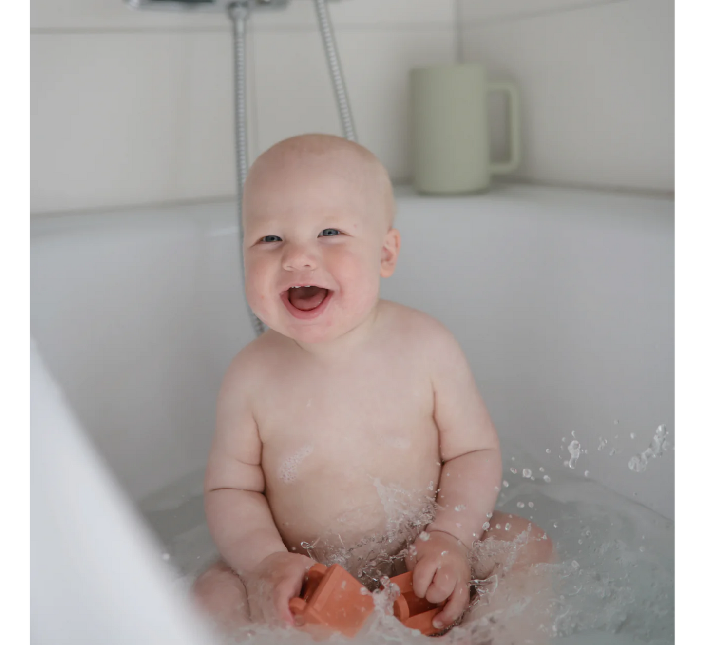 Set lojërash për banjo Mushie Baby Vehicles pa myk - Pako me 4 copë (10 muaj+)