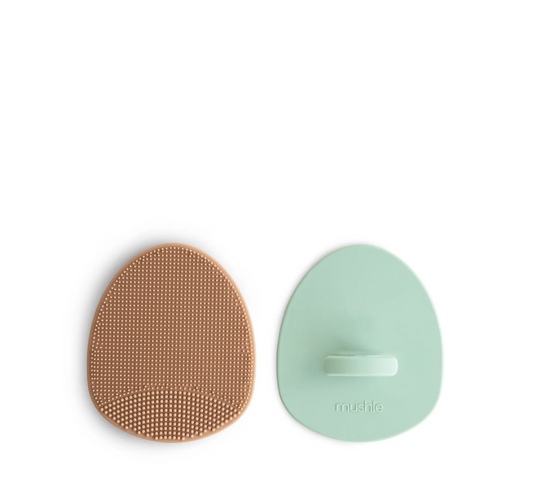 Mushie Cradle Cap Brush 2-Pack