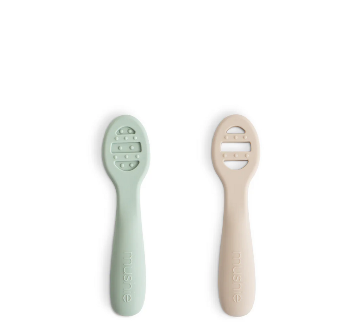 Mushie First Feeding Baby Spoons 2-Pack (6 months+)
