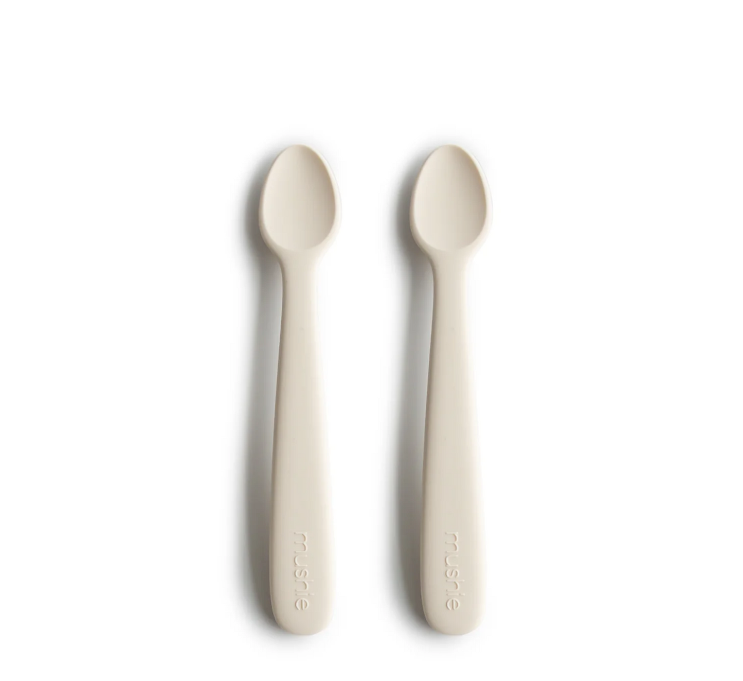 Mushie Silicone Feeding Spoons 2-Pack (6 months+)