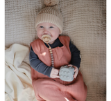 Mushie Silicone Pacifier Clip | Eva
