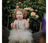 Mushie Silicone Pacifier Clip | Eva