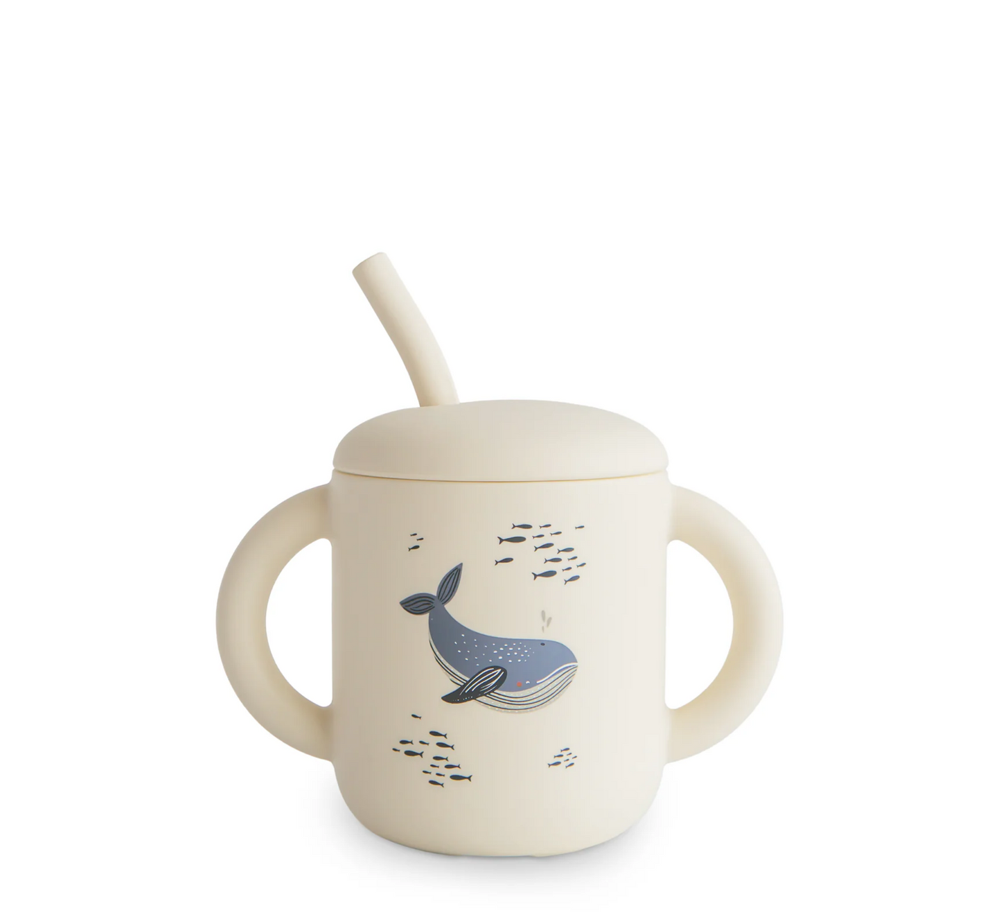 Mushie Silicone Training Cup + Straw 6 Months+ *175ml