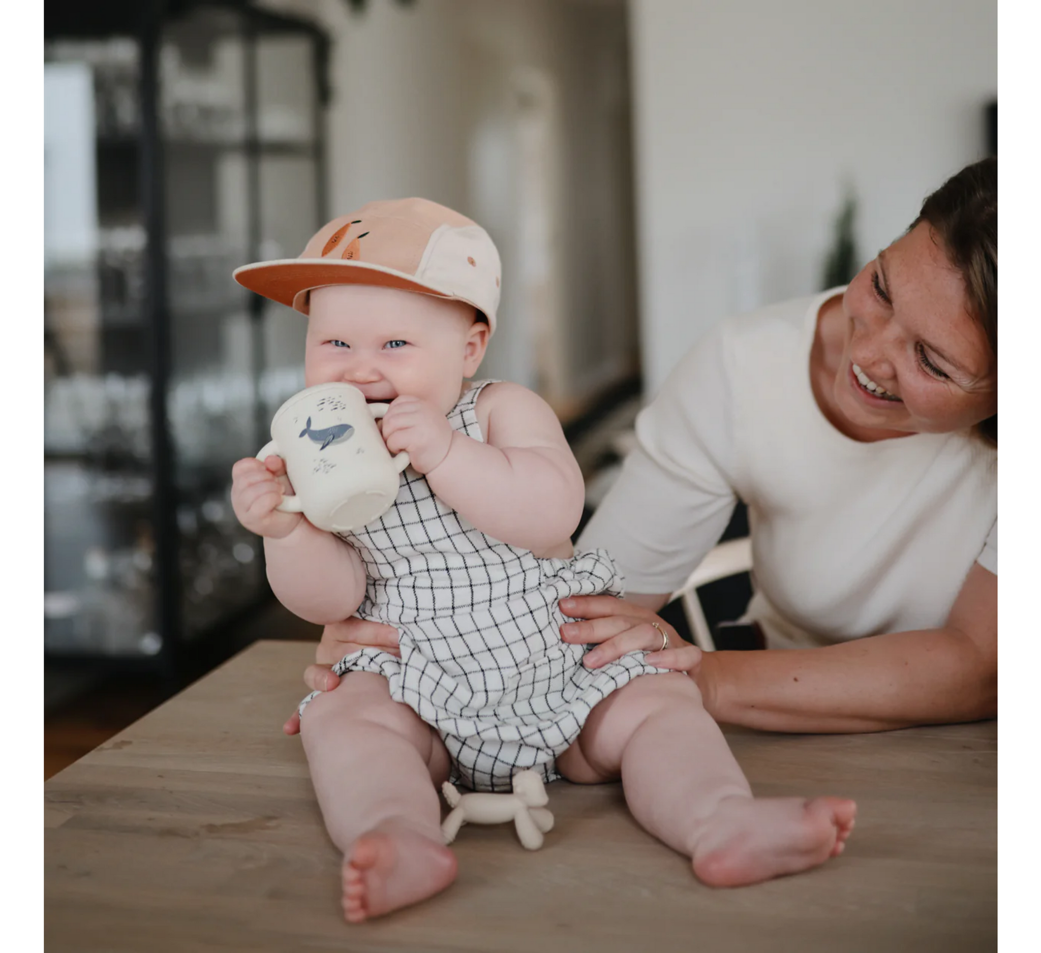 Mushie Silicone Training Cup + Straw 6 Months+ *175ml