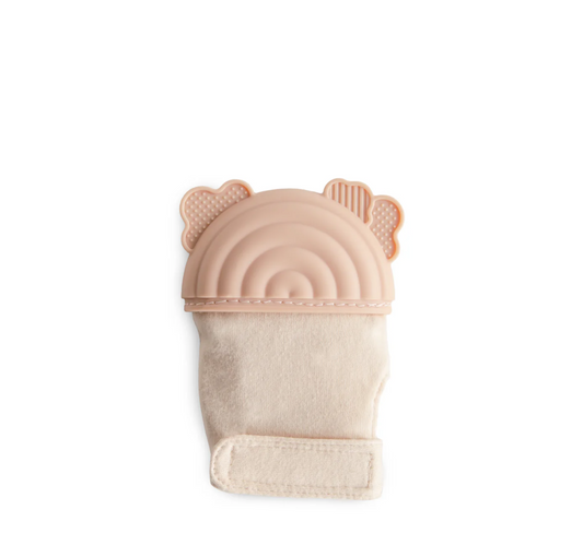 Mushie Baby Teething Mitten 3 Months+