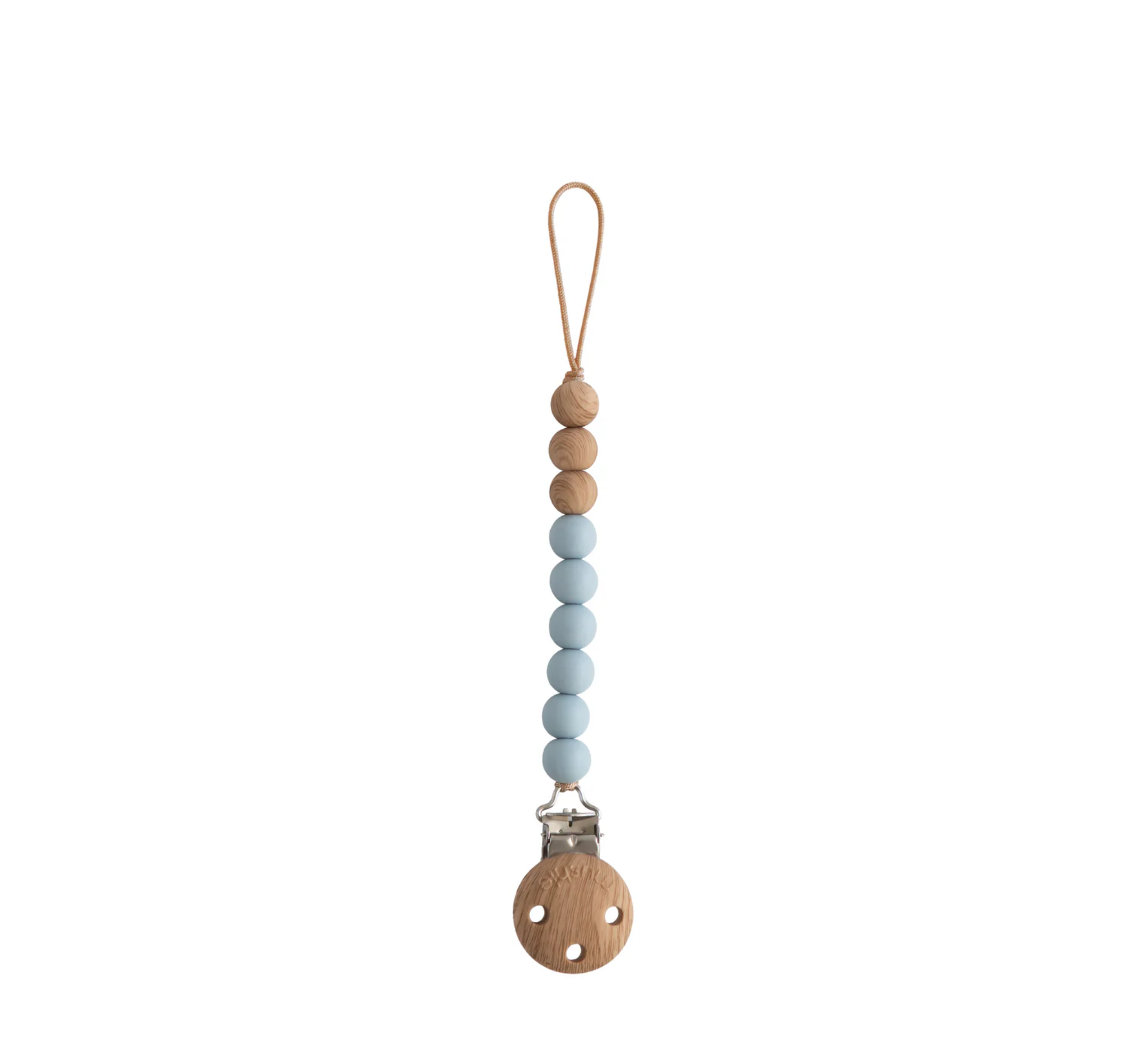 Mushie Silicone Pacifier Clip | Eva