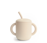 Mushie Silicone Training Cup + Straw 6 Months+ *175ml