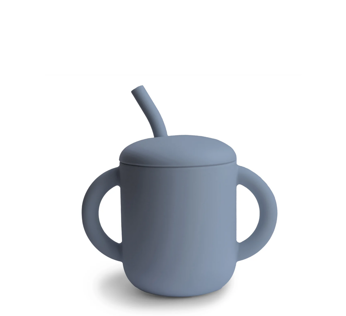 Mushie Silicone Training Cup + Straw 6 Months+ *175ml