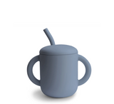 Mushie Silicone Training Cup + Straw 6 Months+ *175ml