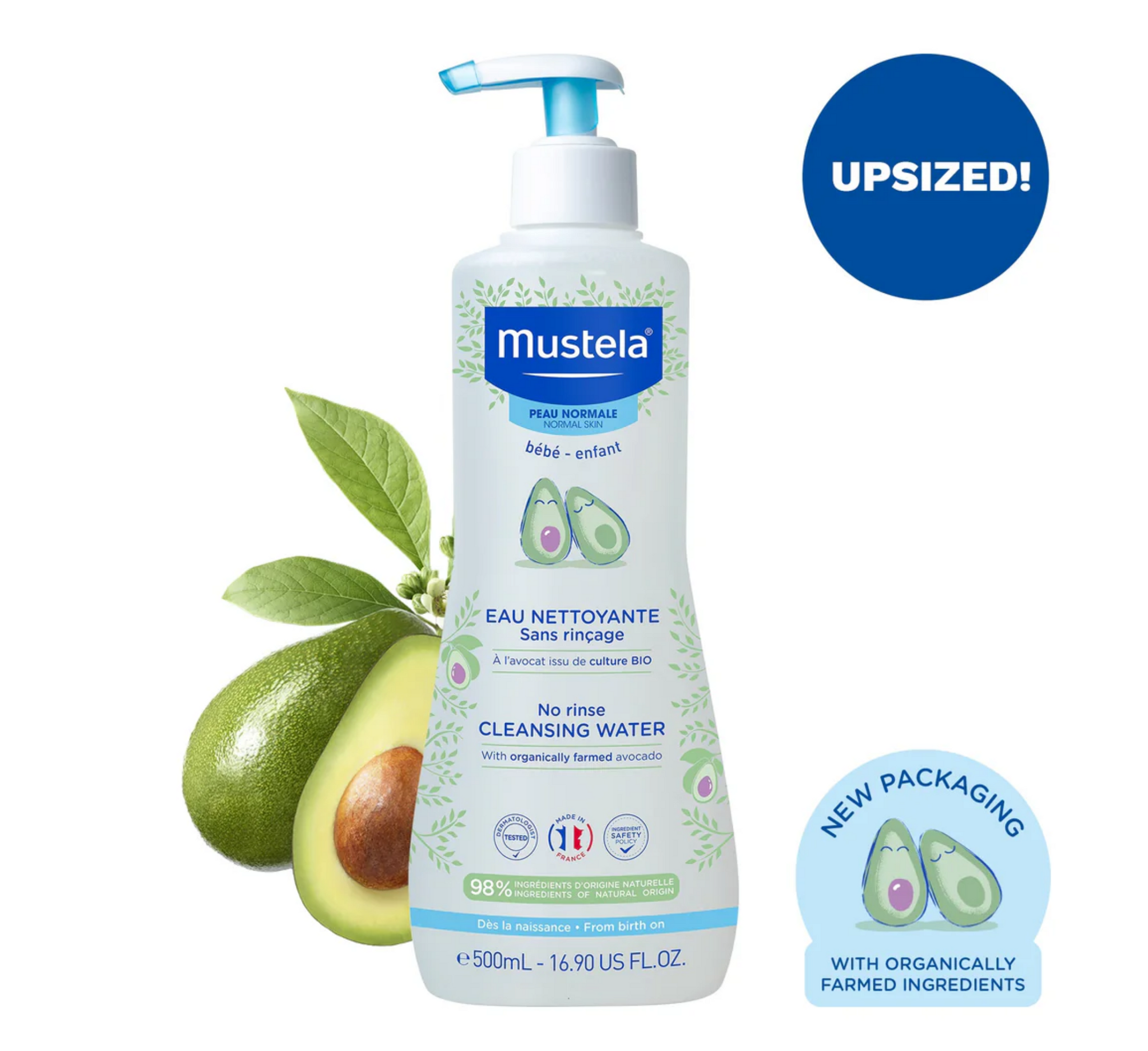 Вода за чистење Mustela без плакнење *300 мл