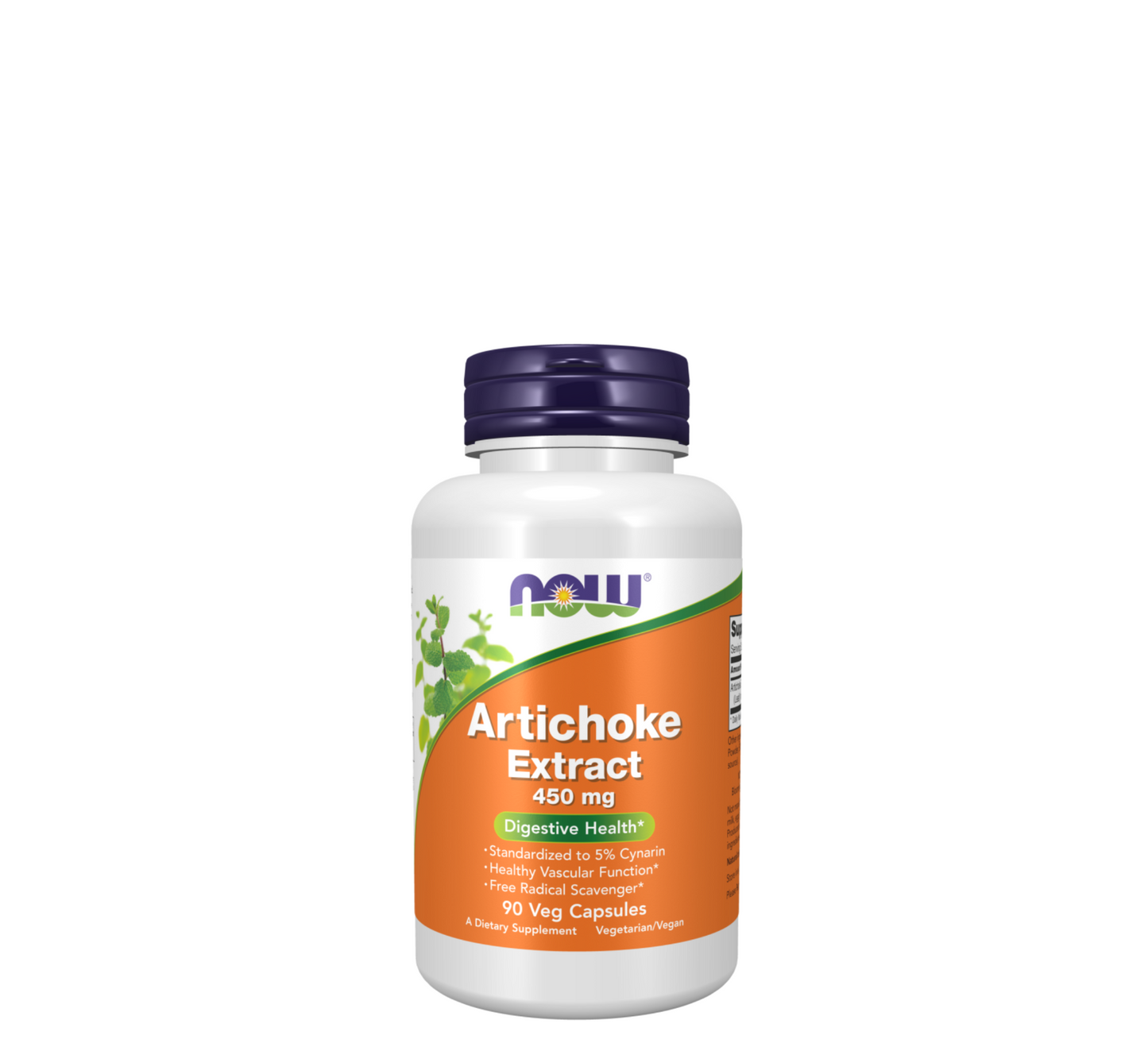 NOW Ekstrakt Angjinare 450 mg *90 Kapsula Vegjetariane 