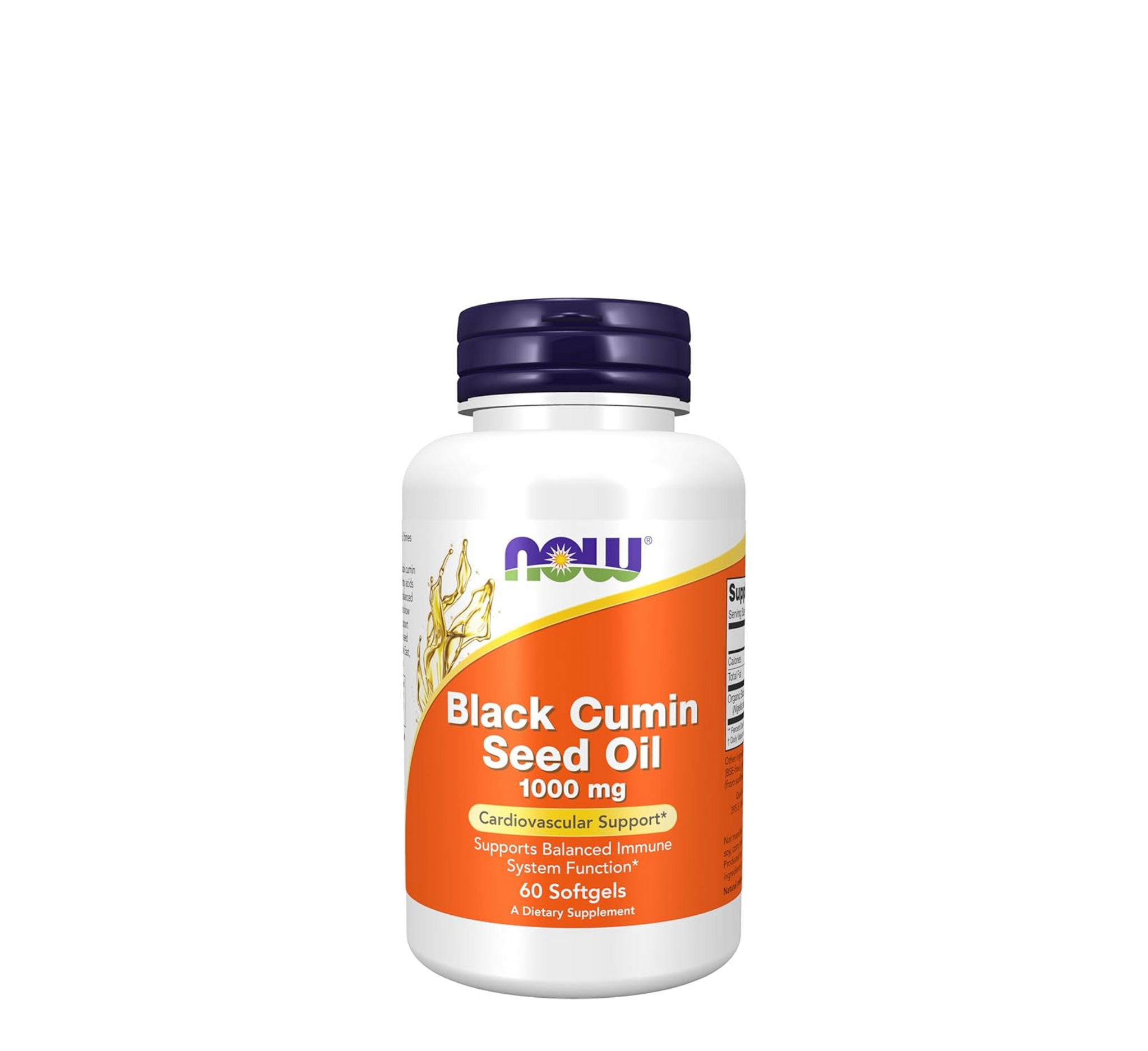 NOW Black Cumin Seed Oil 1000mg (*60 softgels)