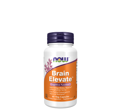 NOW Brain Elevate *60 растителни капсули 