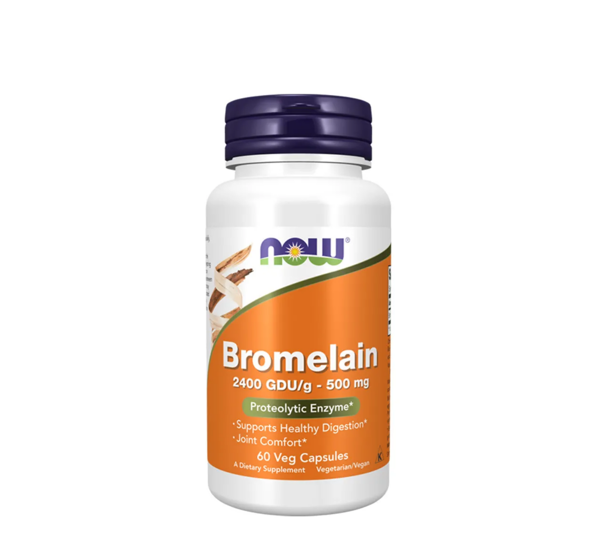 NOW Bromelain 500 mg (*60 Veg Capsules)