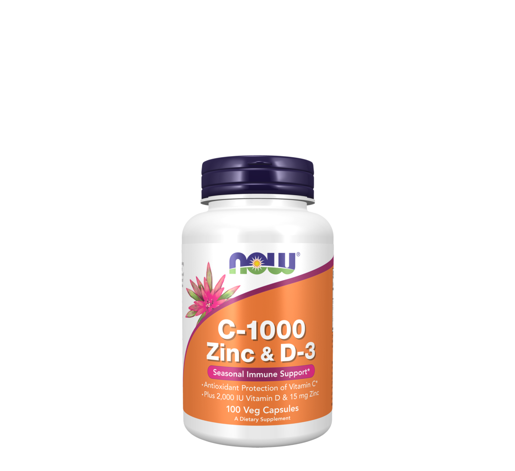 NOW C-1000 Zinc & D-3 *100Veg Capsules