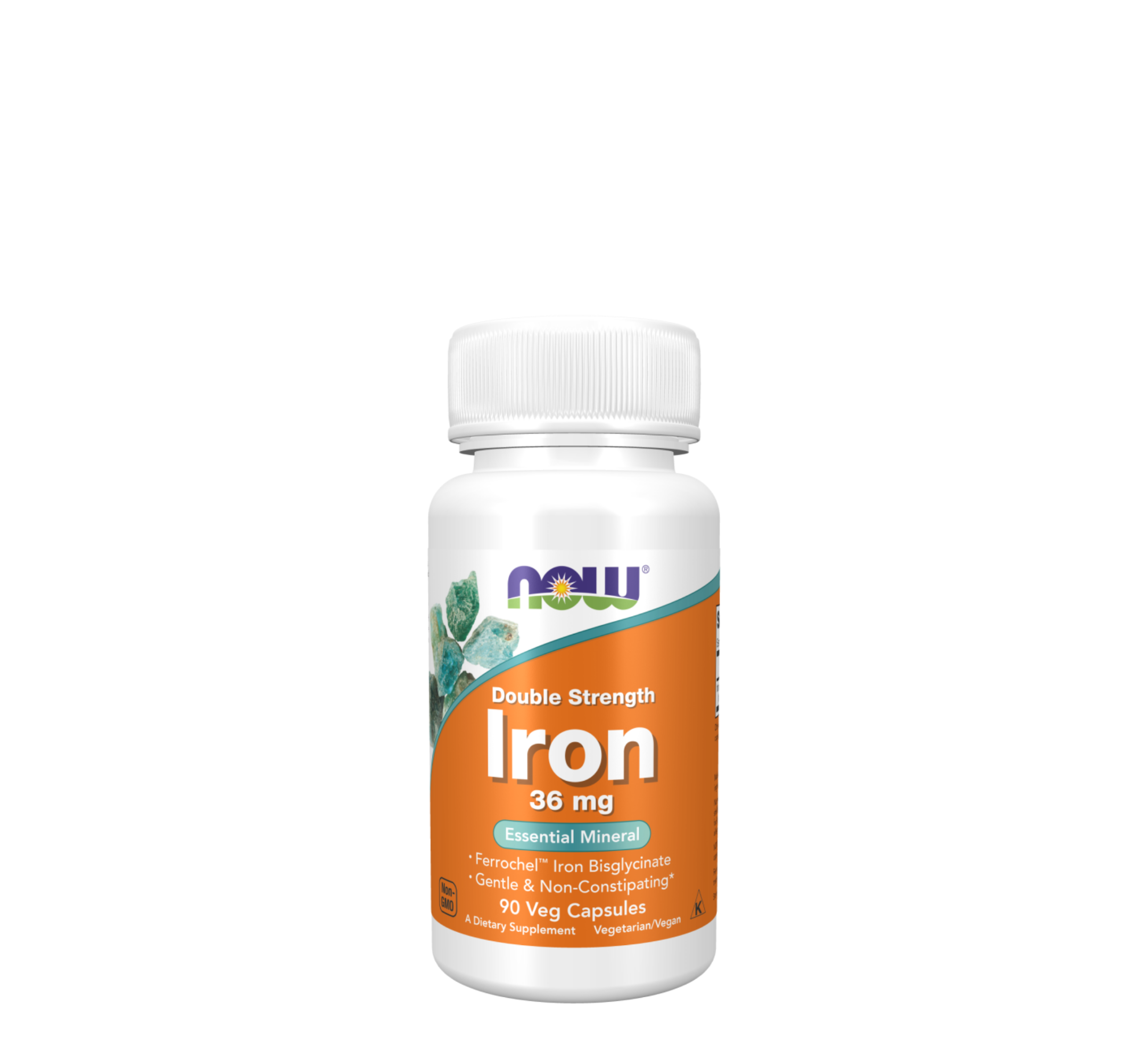 NOW Double Strength Iron 36 mg *120Veg Capsules