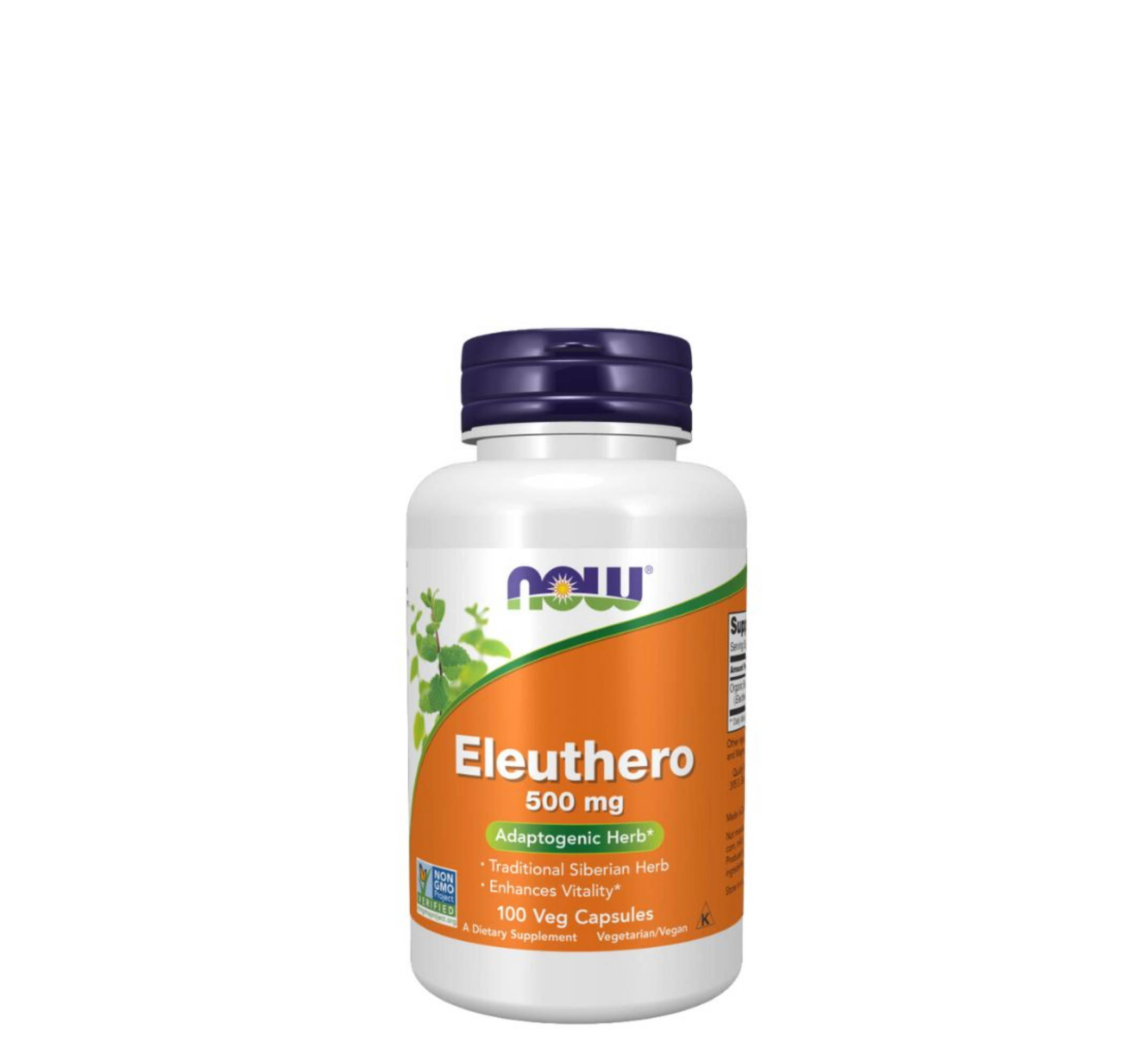 NOW Eleuthero 500 mg *100 Veg Capsules