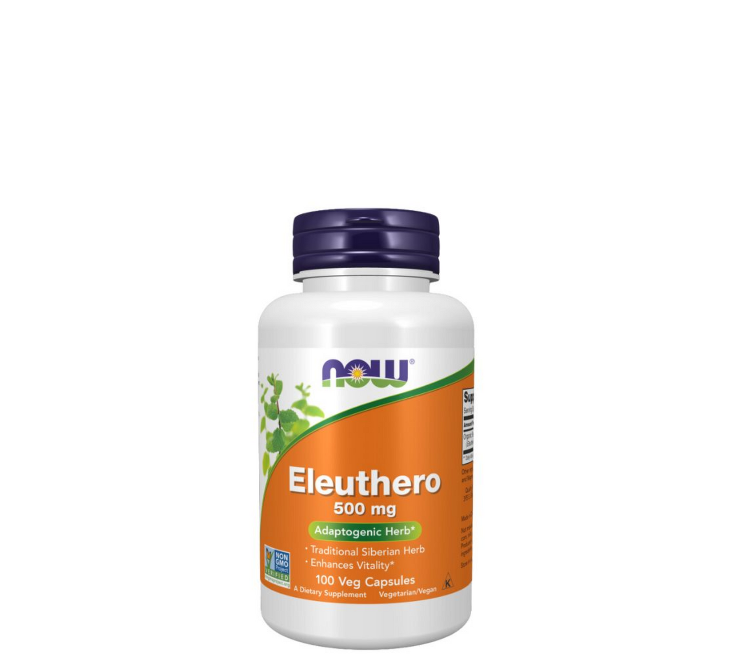 NOW Eleuthero 500 mg *100 Kapsula Vegjetariane 