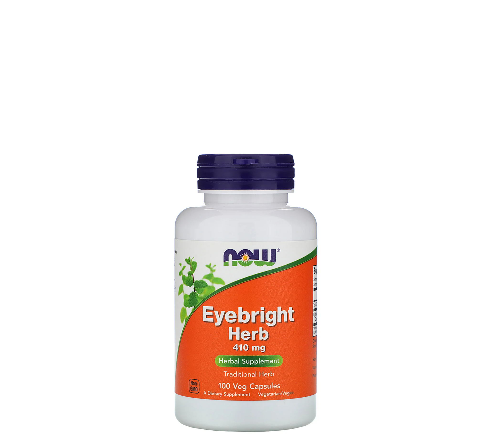 NOW Eyebright Herb 410 mg *100 Kapsula Vegjetariane 