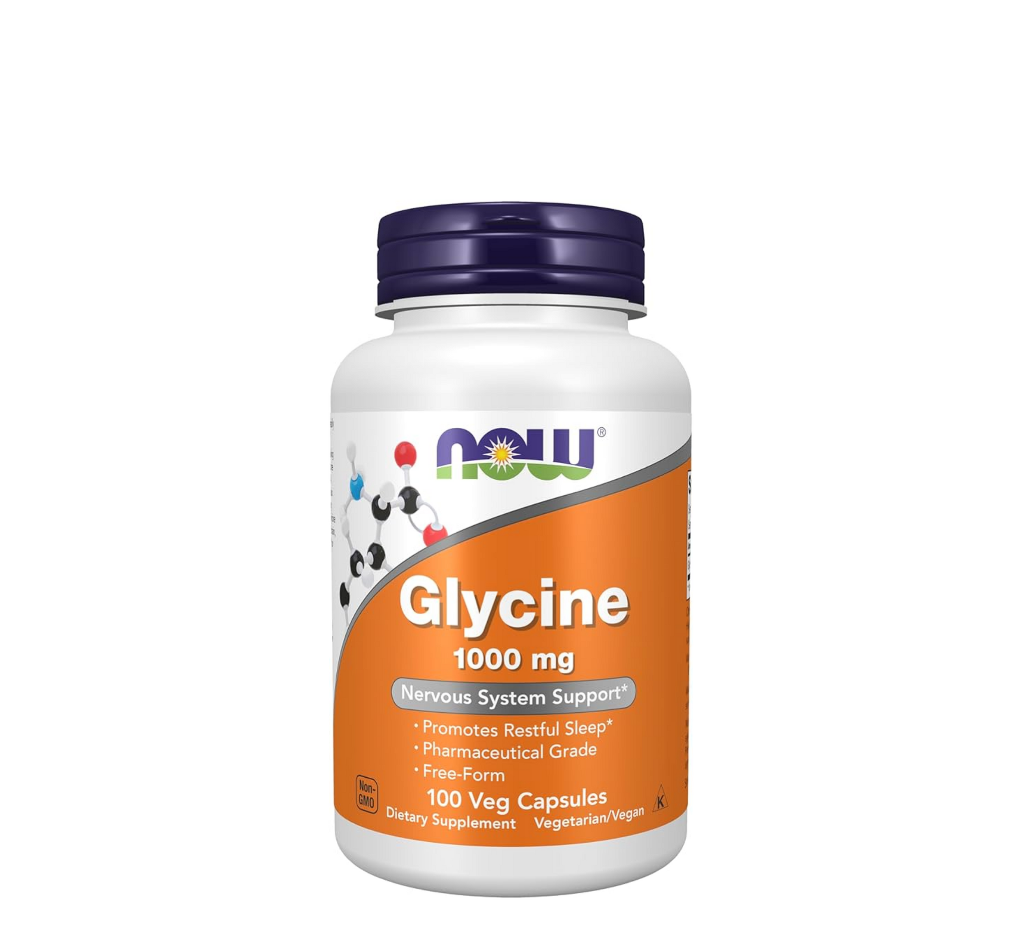 NOW Glycine 1000mg (*100 vcaps)