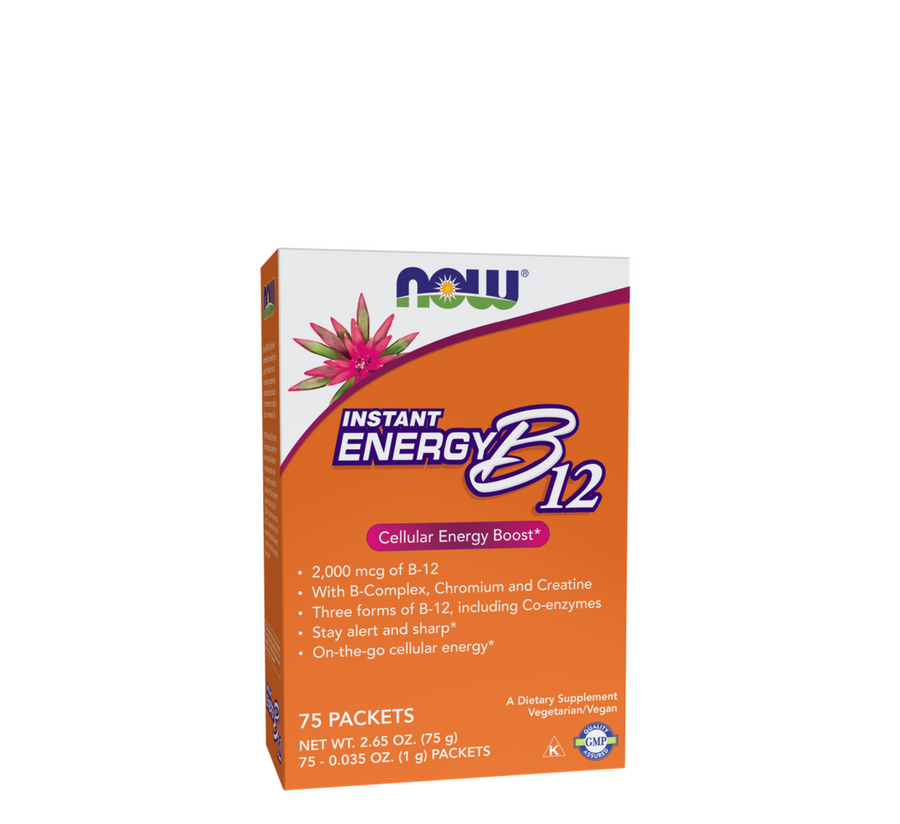 NOW Instant Energy B-12 *75 пакетчиња 