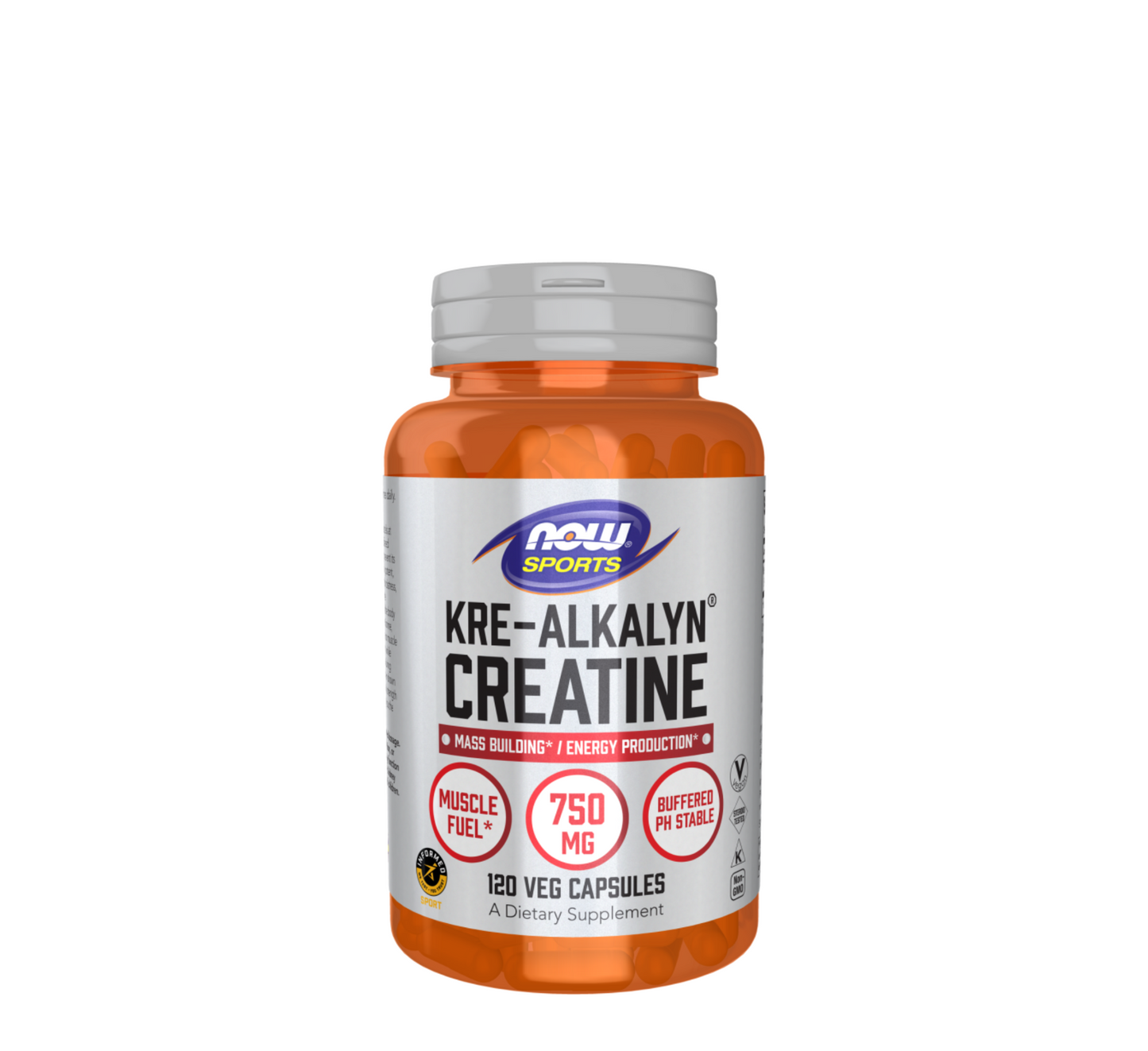 NOW Kre-Alkalyn Creatine (R) 750mg (*120 vcaps)