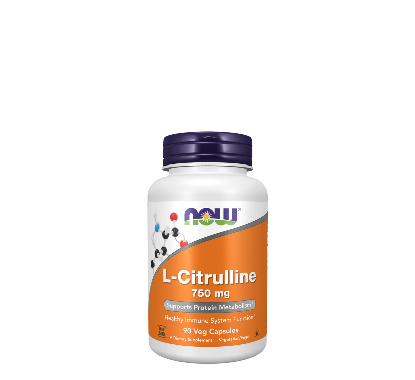 NOW L-Citrulline 750 mg *90 Kapsula Vegjetariane 