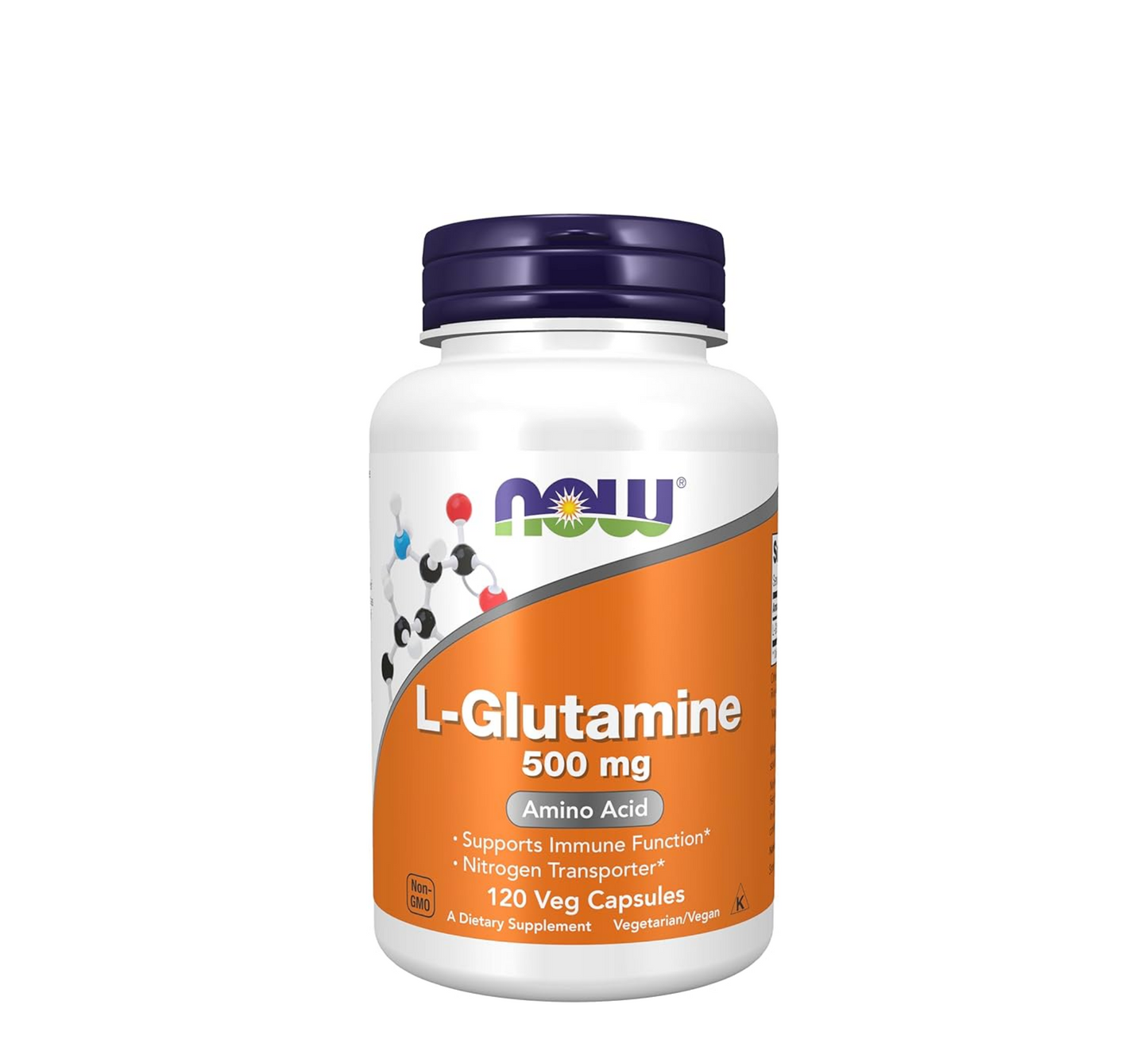 NOW L-Glutamine 500mg (*120 Caps)