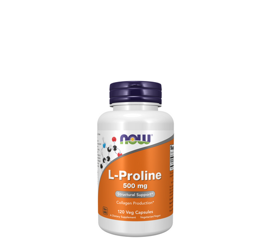 NOW L-Proline 500 mg *120Veg Capsules