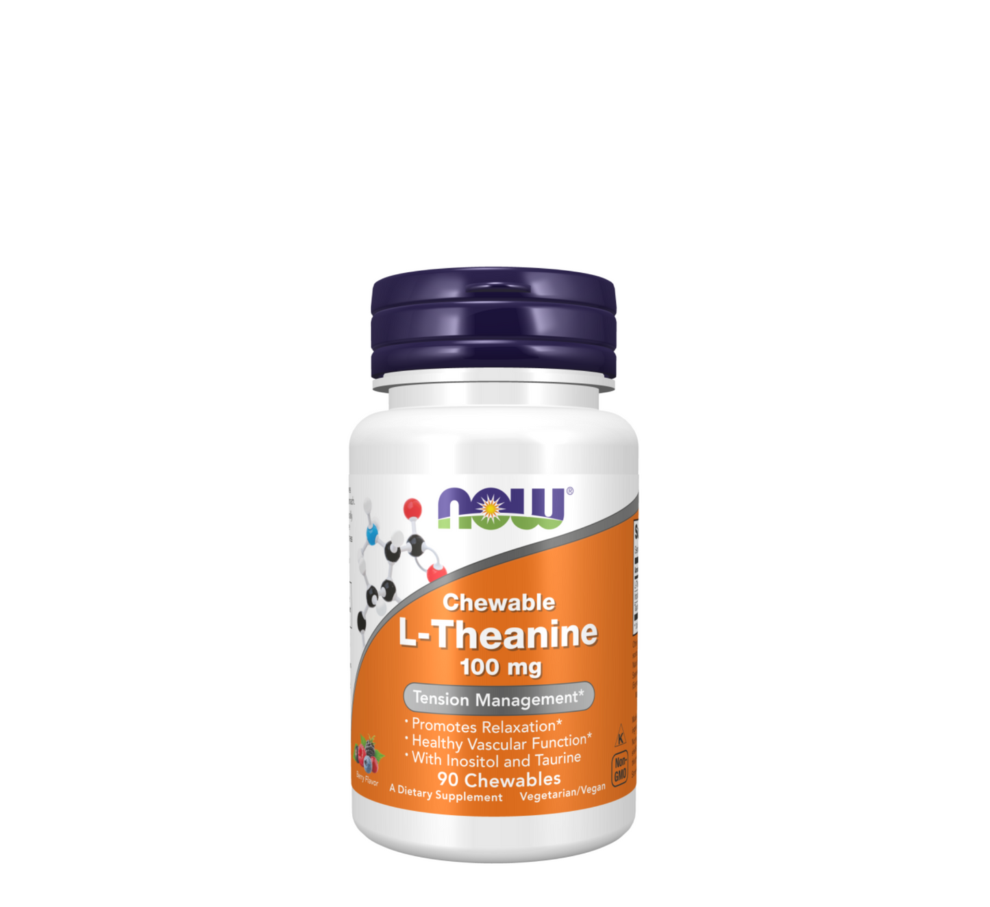 NOW L-Theanine 100 mg (*90 Chewables)