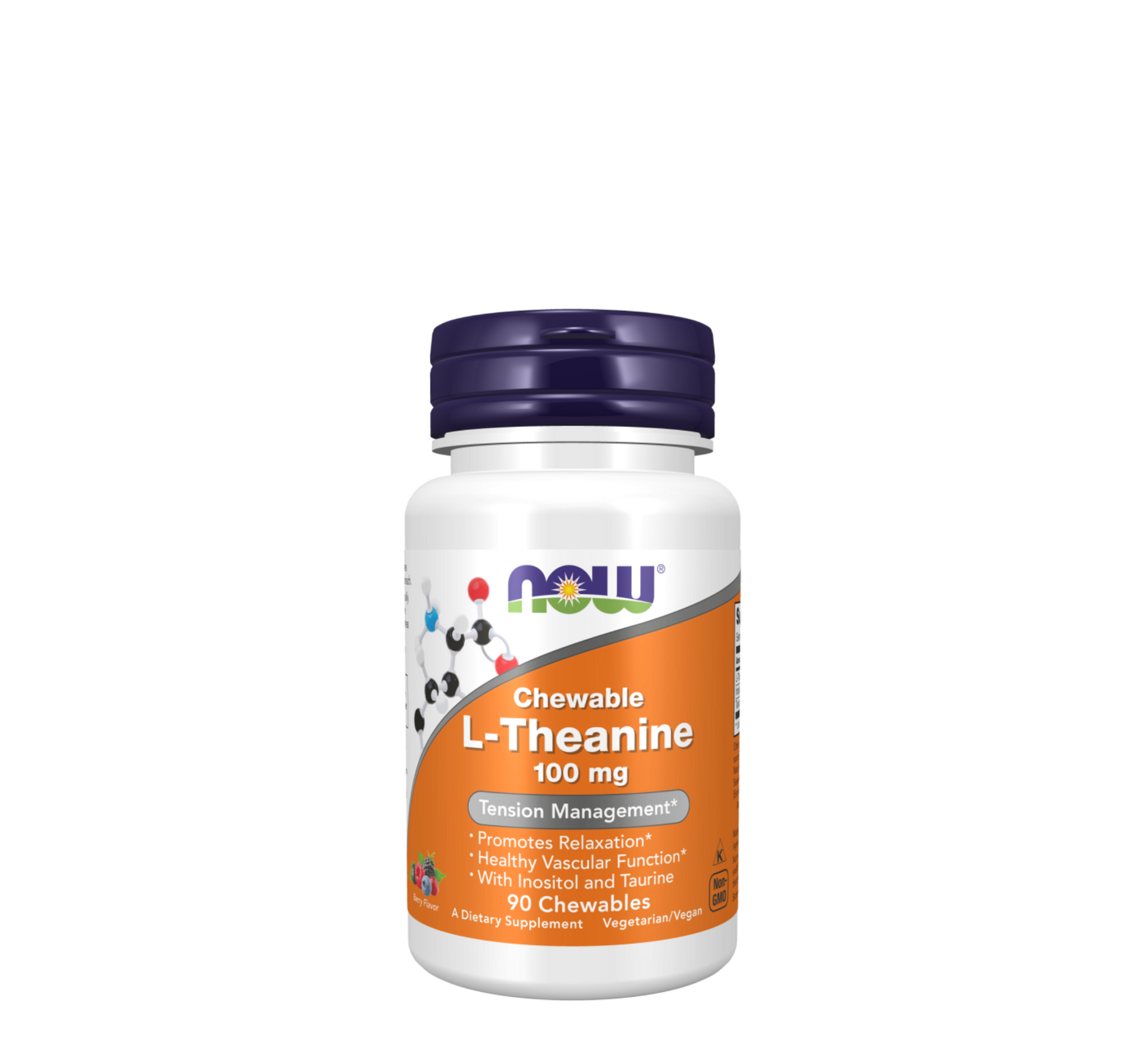NOW L-Theanine 100 mg (*90 Chewables)