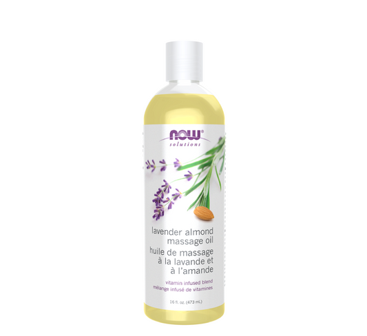 NOW Lavender Almond Massage Oil *473ml